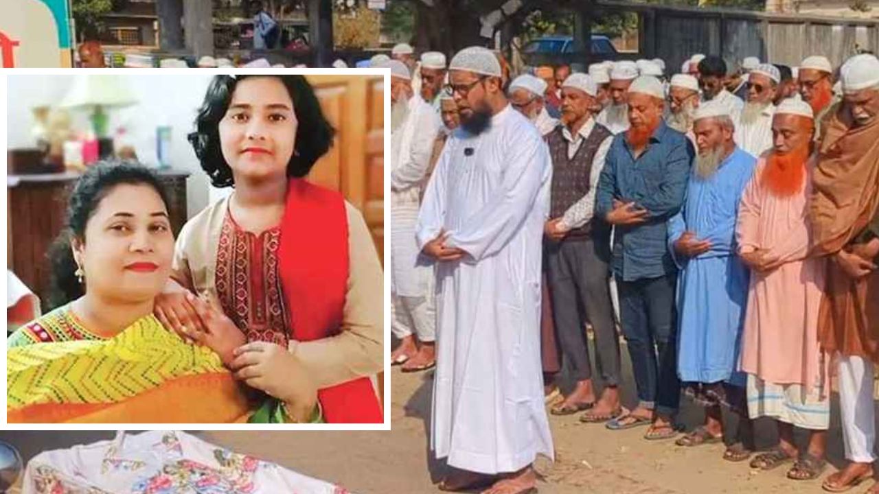 মোহাম্মদপুরে খুন হওয়া মা-মেয়ের দাফন সম্পন্ন